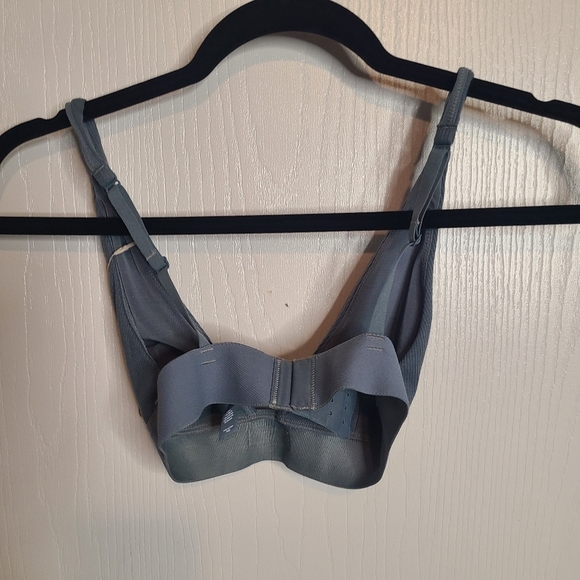 353 NWT skims Gray Ribbed Bralette - Picture 2 of 4